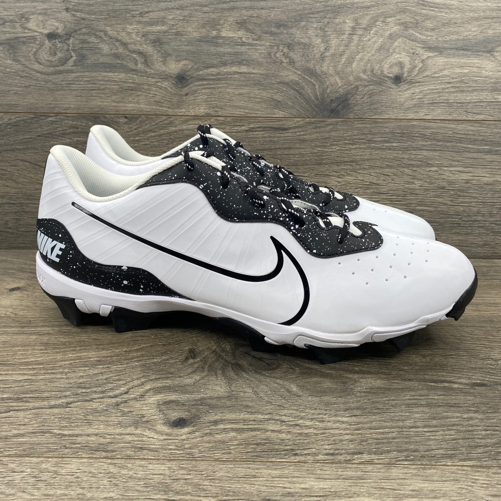 Nike Alpha Huarache 4 Keystone Baseball Cleats Mens 16 White Black DJ6524-106